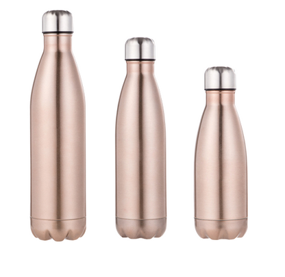 yourbottle® Edelstahl Thermosflasche Coké Gold in 350ml/500ml/750ml/1000ml