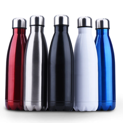 yourbottle® Edelstahl Thermosflasche Coké Schwarz in 350ml/500ml/750ml/1000ml