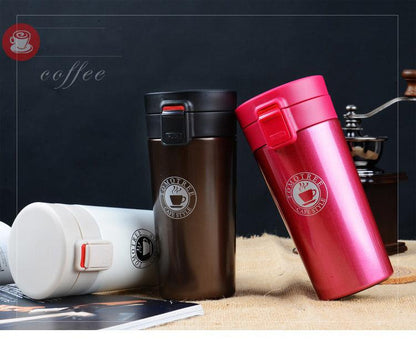 Thermo Kaffee-Becher mit Sicherheits Verschluss - yourbottle