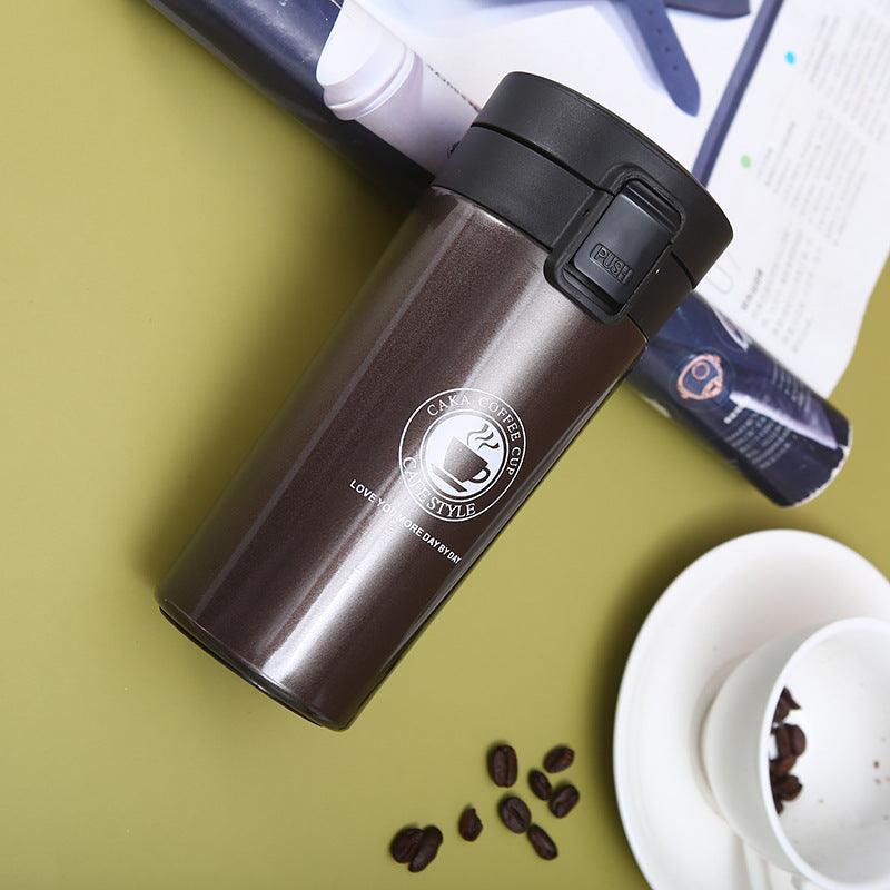 Thermo Kaffee-Becher mit Sicherheits Verschluss - yourbottle