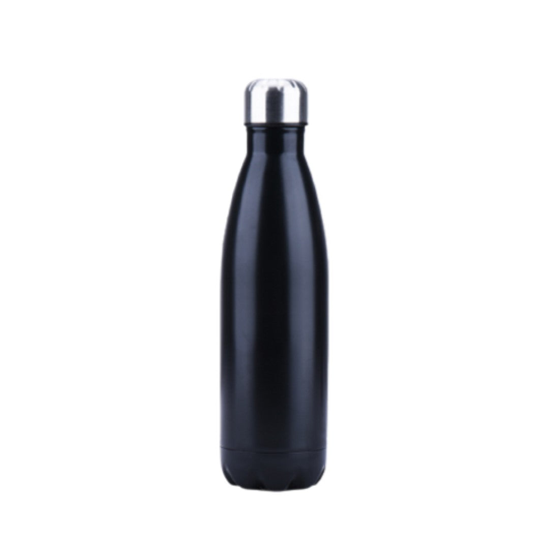 yourbottle® Edelstahl Thermosflasche Coké Schwarz in 350ml/500ml/750ml/1000ml