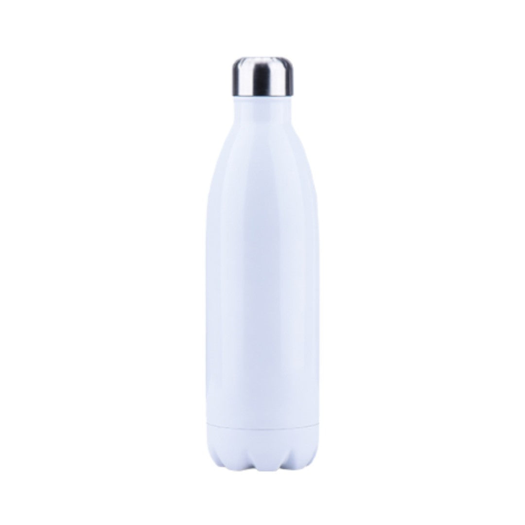 yourbottle® Edelstahl Thermosflasche Coké Weiß in 350ml/500ml/750ml/1000ml