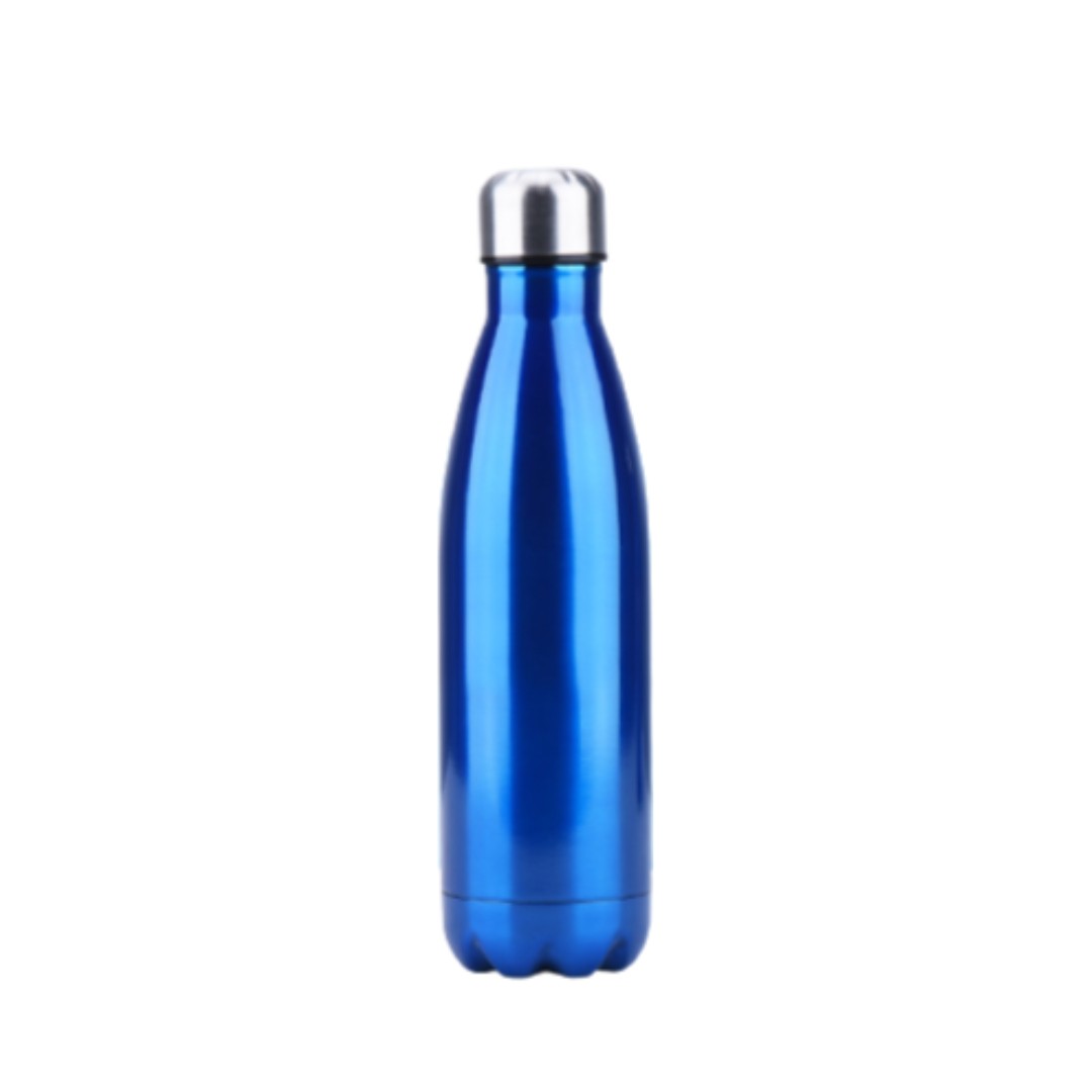 yourbottle® Edelstahl Thermosflasche Coké Blau in 350ml/500ml/750ml/1000ml