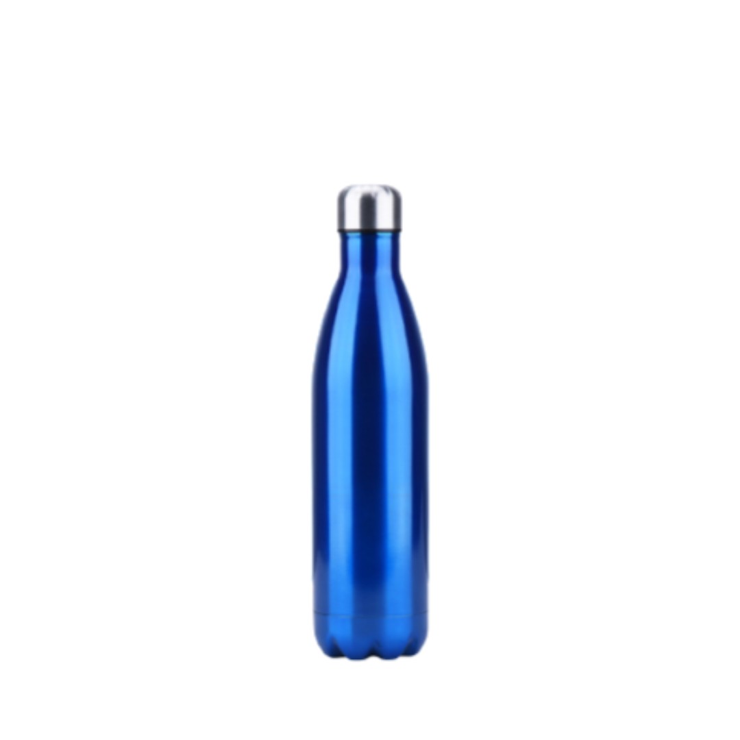 yourbottle® Edelstahl Thermosflasche Coké Blau in 350ml/500ml/750ml/1000ml