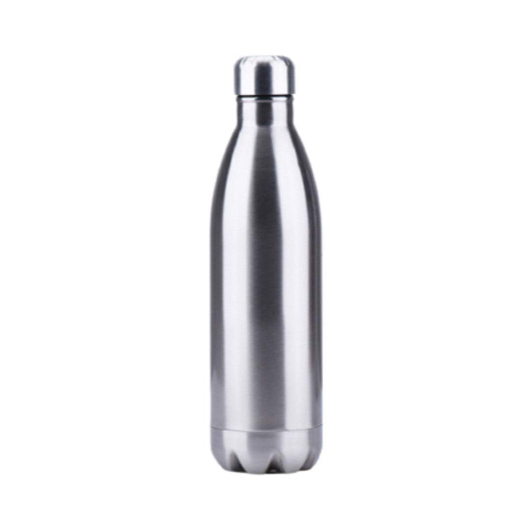 yourbottle® Edelstahl Thermosflasche Coké Silber in 350ml/500ml/750ml/1000ml