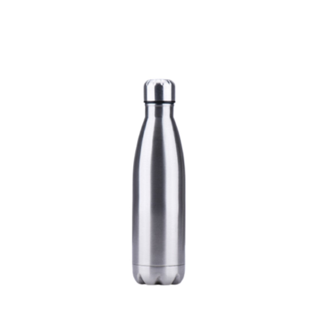 yourbottle® Edelstahl Thermosflasche Coké Silber in 350ml/500ml/750ml/1000ml