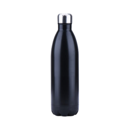 yourbottle® Edelstahl Thermosflasche Coké Schwarz in 350ml/500ml/750ml/1000ml