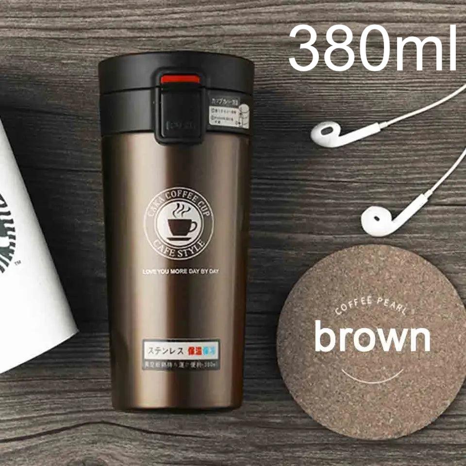 Thermo Kaffee-Becher mit Sicherheits Verschluss - yourbottle