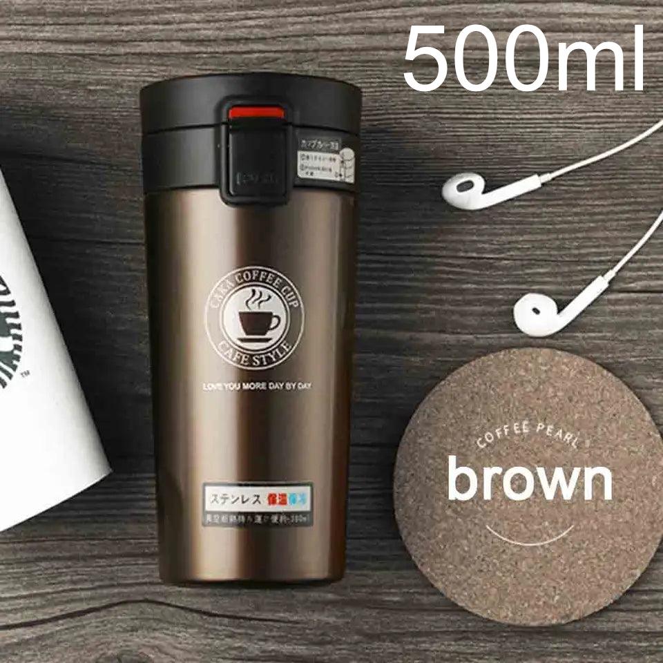 Thermo Kaffee-Becher mit Sicherheits Verschluss - yourbottle